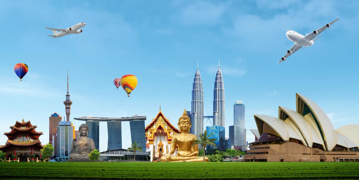 Travelling across Asia