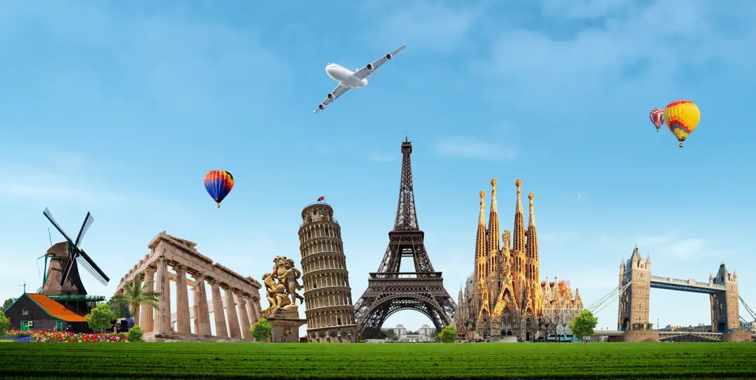 Travelling across Europe